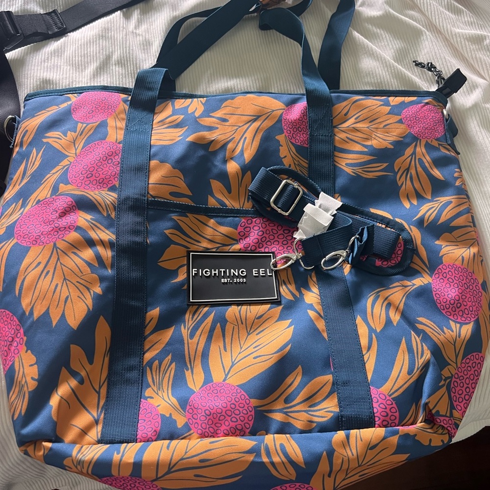 Fighting Eel Cooler Tote Bag